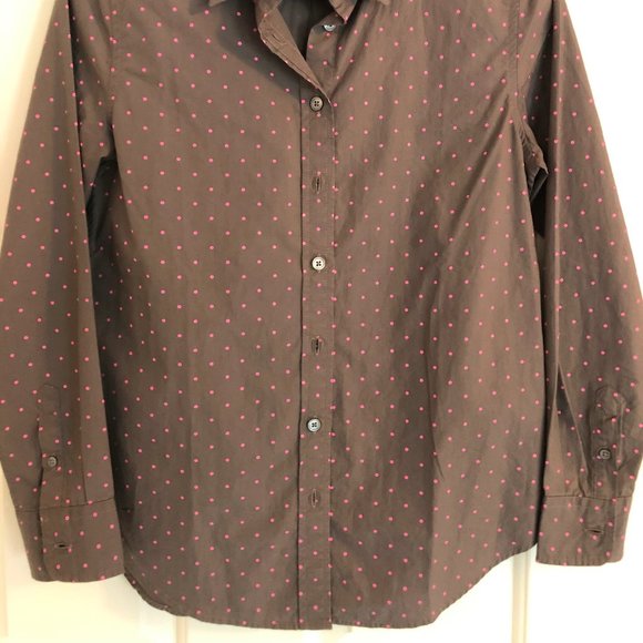 Banana Republic Buttowndown Pin Dot Shirt - Picture 2 of 8